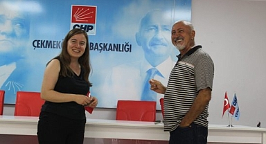 İstanbul Gazeteciler Federasyonu Başkanı Ali Rıza Yıldız'dan, CHP Çekmeköy İlçe Başkanı Melda Tanişman Tutan'a Hayırlı Olsun Ziyareti