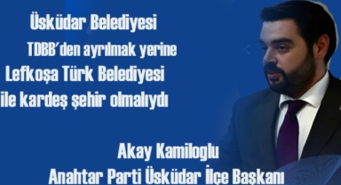 Üsküdar Anahtar Parti İlçe Başkanı Akay Kamiloğlu 'ndan basın açıklaması