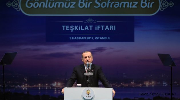 AK PARTİ İFTARI CUMHURBAŞKANI ERDOĞAN’IN KATILIMIYLA GERÇEKLEŞTİ