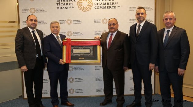 Başkan Hasan Can’dan İstanbul Ticaret Odası Yönetim Kurulu Yeni Başkanı Öztürk Oran’a Ziyaret
