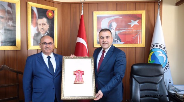 Başkan Hasan Can, Görele Belediye Başkanı Tolga Erener’i Ziyaret Etti