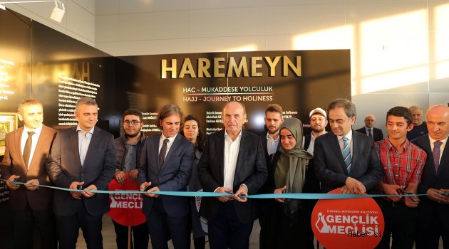 BAŞKAN TOPBAŞ HAREMEYN SERGİSİ’Nİ AÇTI