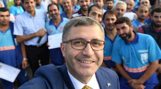BELEDİYE BAŞKANI HİLMİ TÜRKMEN SERTİFİKA TÖRENİNE KATILDI