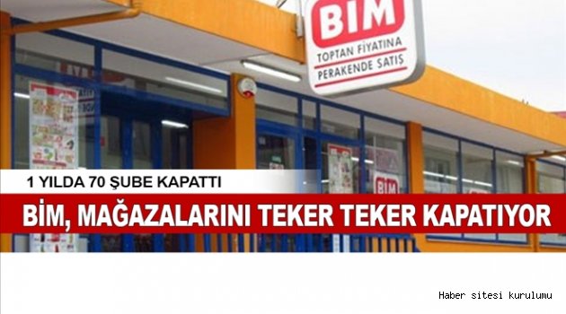 BİM, mağazalarını teker teker kapatıyor