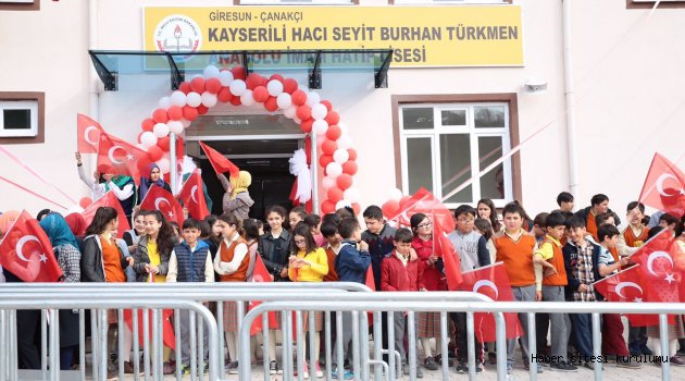 Çanakçı İmam Hatip Lisesi ve Ortaokulu Giresun’a Hayırlı Olsun!