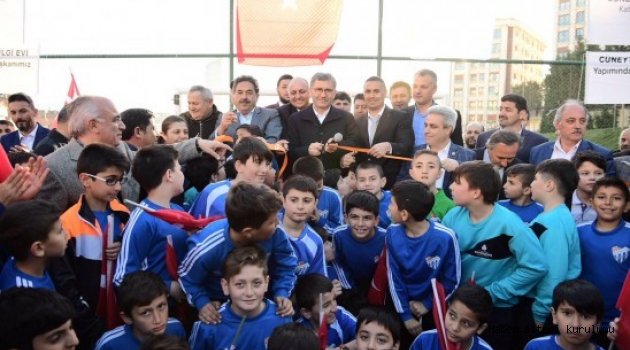 CÜNEYT ÇAKIR SPOR KOMPLEKSİ AÇILDI