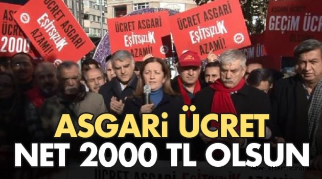 DİSK: Asgari ücret net 2 bin Lira olsun