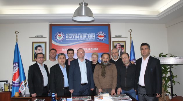 Eğitim Bir-Sen 3 No’lu Şube’si basınla bir araya geldi.
