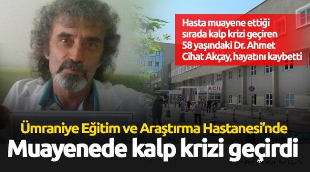 Hasta muayene ettiği sırada kalp krizi geçirdi