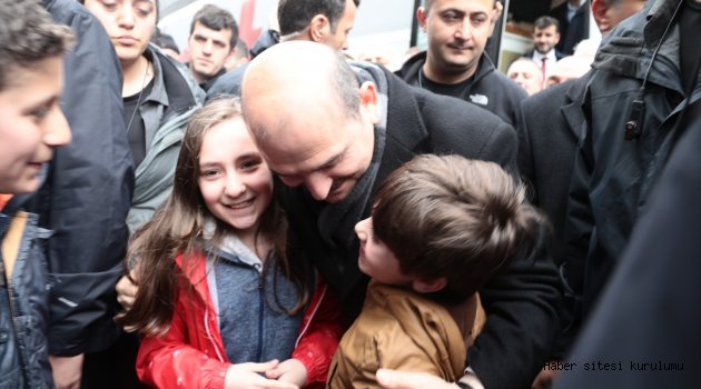 İçişleri Bakanı Süleyman Soylu Ümraniye Esnaf ve Sanatkârlar Odası’ndaydı