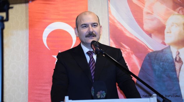 İçişleri Bakanı Süleyman Soylu yaptığımız işlere medeniyetimizin ruhunu veren bir milletiz” dedi.
