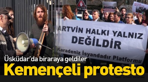 Kemençeli Cerattepe protestosu