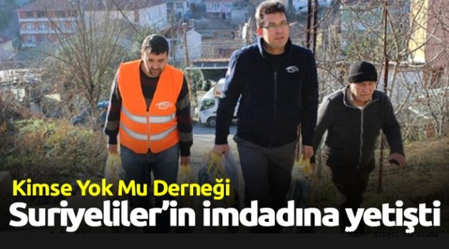 Kimse Yok Mu´dan Suriyeli ailelere battaniye yardımı