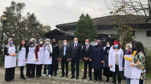 ÖZLÜ BELMEK’İ ZİYARET ETTİ