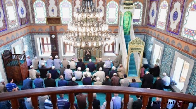 RESTORASYONU TAMAMLANAN KAPTANPAŞA CAMİİ İBADETE AÇILDI