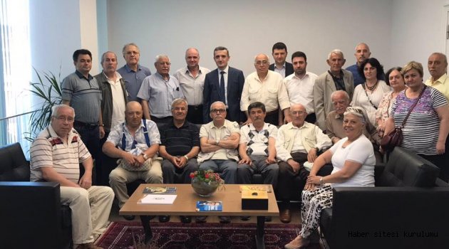 EMEKLİLER DERNEĞİNDEN TEŞEKKÜR ZİYARETİ